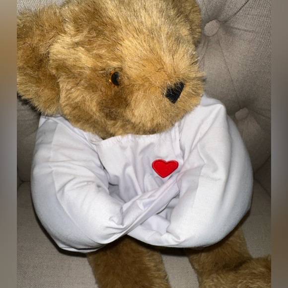 Vintage Vermont Teddy Bear Crazy For You with Straight Jacket Bear 17" Retired - Picture 8 of 14